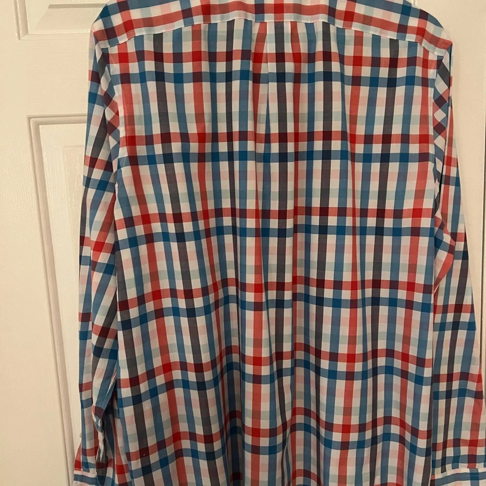 Vineyard Vines men’s Checkered Shirt - Red, Blue, and White - Picture 5 of 5